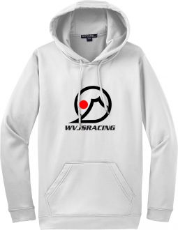 Sport-Tek Fleece Hooded Pullover, White